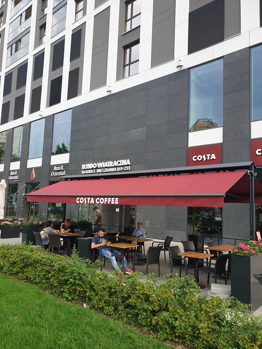 Costa Coffee ogródek Warszawa