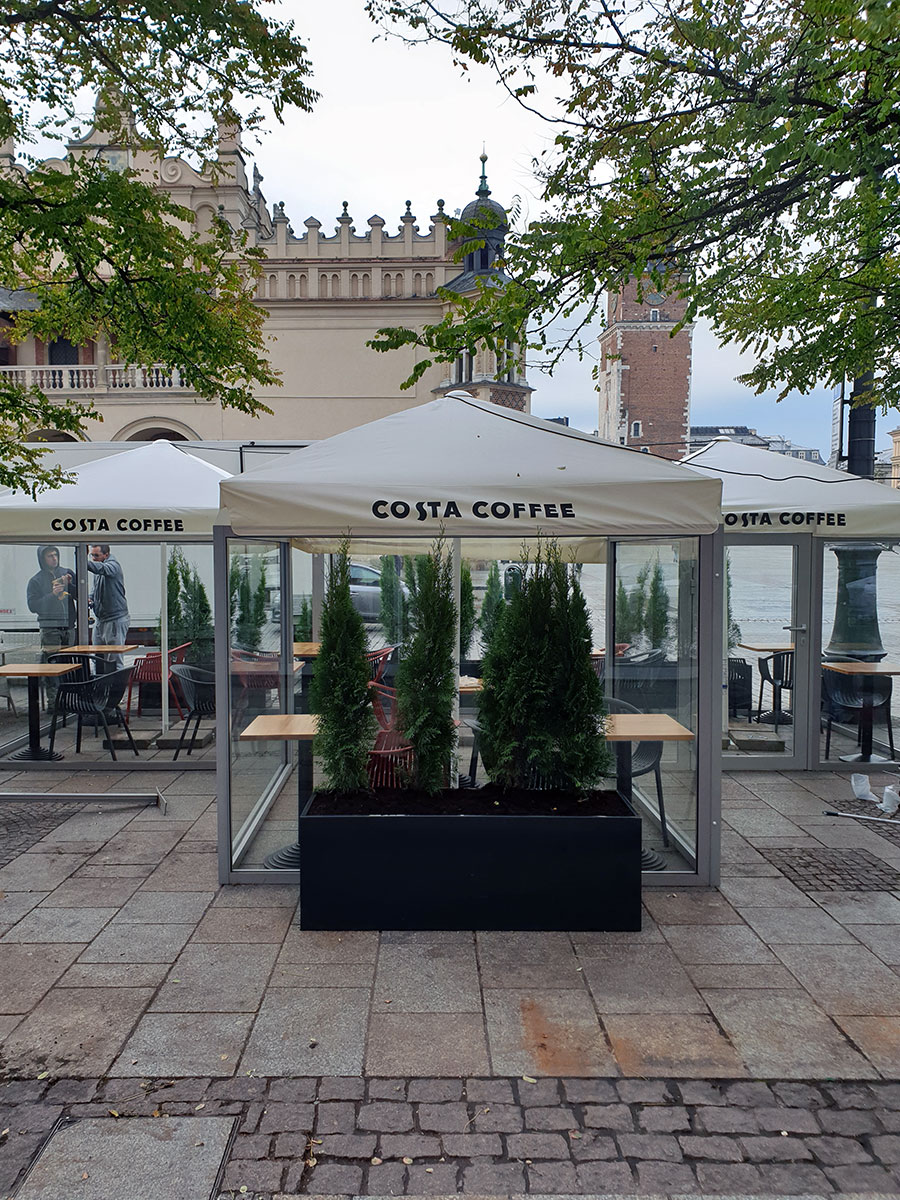 ogródek Costa Coffee Kraków